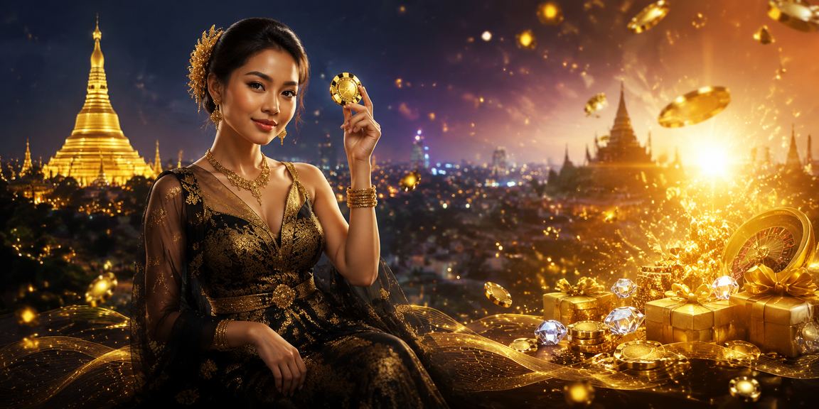 ရန်ကုန်ရွှေတိဂုံဘုရားနှင့် ညနေ ကာစီနိုမြင်ကွင်း